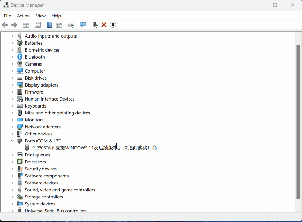 Pl2303ta Driver Windows 11 Not Recognizing